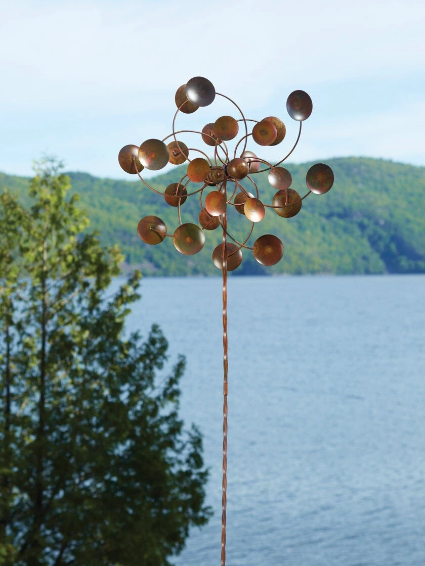 Double Disc Staked Wind Spinner, 24" 3 Double Disc Staked Wind Spinner, 24"