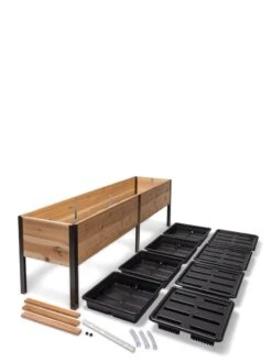 Self-Watering Elevated Planter Box, 2' X 8' -Garden Supply Store 8608960 2297 tif