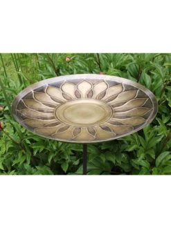 Achla Designs African Daisy Birdbath With Stake