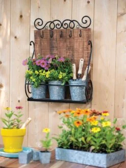 Wall Shelf With Planters -Garden Supply Store 8609515 8444 tif