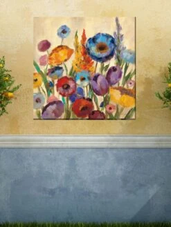 Jovial Blooms Outdoor Wall Art -Garden Supply Store 8610027 02v