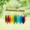 Glass Rainbow Wind Chimes -Garden Supply Store 8610171 1019 tif