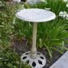 Twin Bird Floral Motif Birdbath -Garden Supply Store 8610558 02v twin bird floral motif birdbath