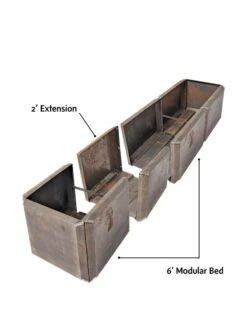 Corten Steel Modular Raised Bed, 2'x6' 15 Corten Steel Modular Raised Bed, 2'x6' -Garden Supply Store 8610701 4010 tif