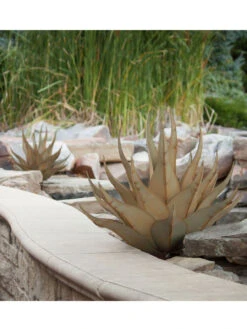 Desert Steel Sharkskin Agave Sculpture 10 Desert Steel Sharkskin Agave Sculpture -Garden Supply Store 8610753 04v