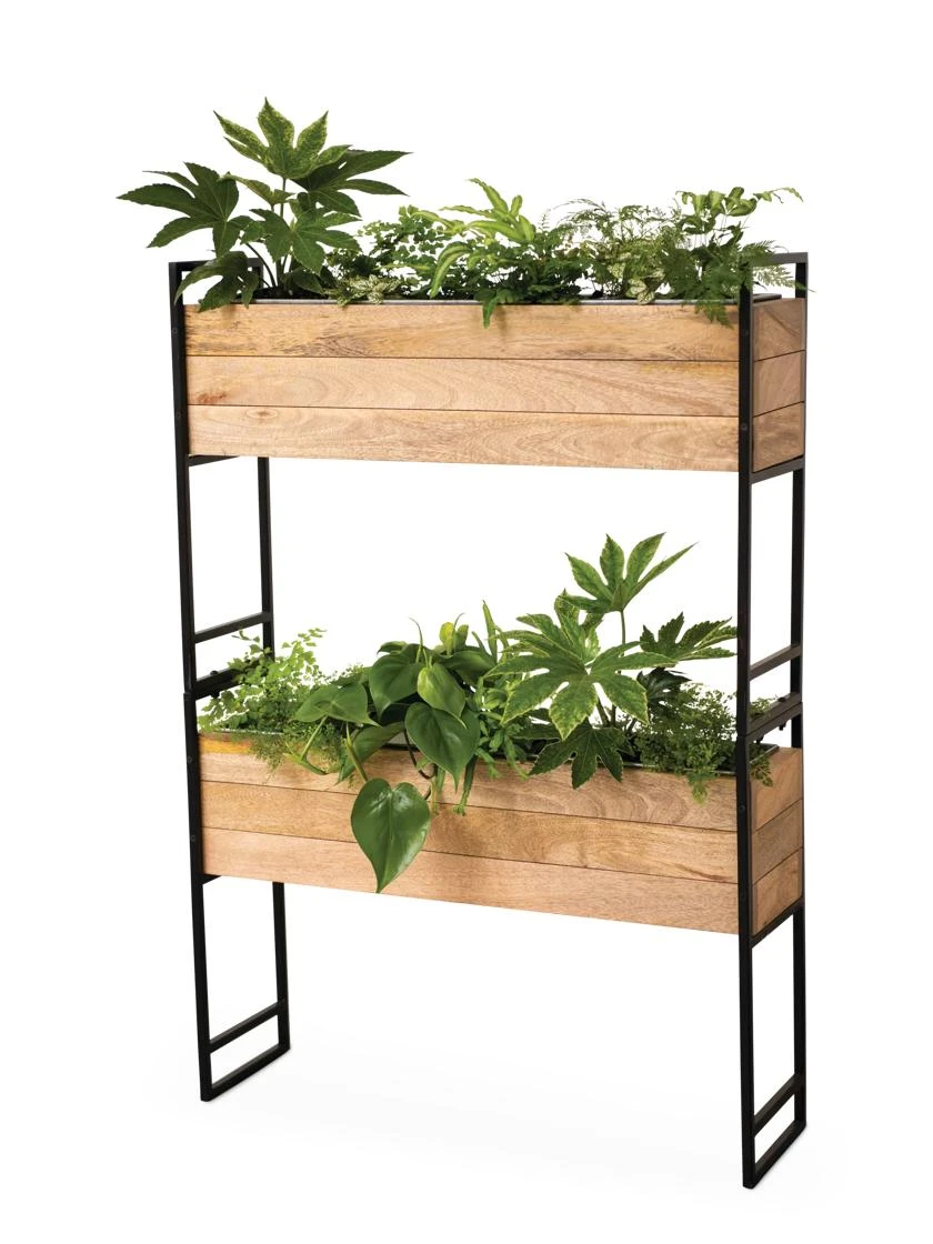 Tartu 2-Tier Elevated Rectangular Planter 4 Tartu 2-Tier Elevated Rectangular Planter - Image 2