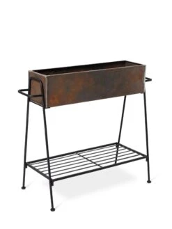Rectangular Corten Planter And Stand -Garden Supply Store 8611028 1245 tif