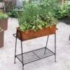 Rectangular Corten Planter And Stand 2 Rectangular Corten Planter And Stand -Garden Supply Store 8611028 9159 tif