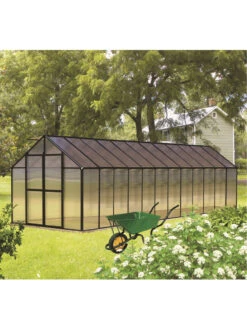 MONT Greenhouse, 8' X 24' 5 MONT Greenhouse, 8' X 24' -Garden Supply Store 8611145 02v monticello greenhouse 8 x 24 black