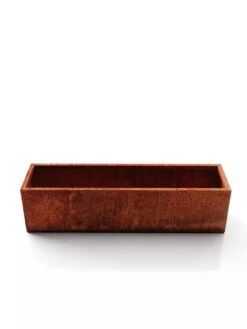 Veradek Metallic Series Corten Steel Window Box Planter, 36" 12 Veradek Metallic Series Corten Steel Window Box Planter, 36" -Garden Supply Store 8611609 06V tif