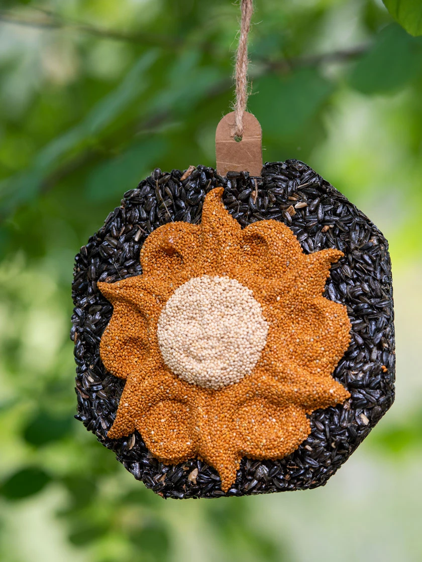 Sunface Birdseed Wreath 3 Sunface Birdseed Wreath