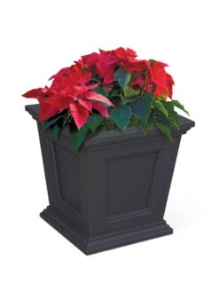 Fairfield Self-Watering Square Planter, 16” X 16” -Garden Supply Store 8611695 13V tif