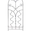 Achla Primrose Trellis & Side Panels -Garden Supply Store 8611800 01v achla primrose trellis and side panels black powder coated wrought iron
