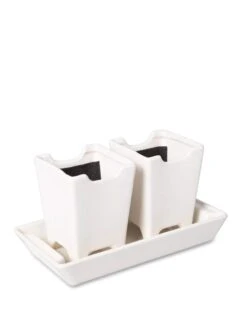 Stoneware Self-Watering Windowsill Planters, Set Of 2 10 Stoneware Self-Watering Windowsill Planters, Set Of 2 -Garden Supply Store 8611890 5658 tif