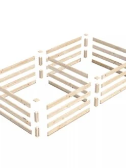 Pine Raised Garden Beds, 4'x8' 8 Pine Raised Garden Beds, 4'x8' -Garden Supply Store 8612238 01V jpg