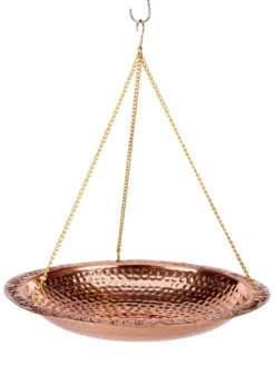 Copper Hanging Birdbath, 18" 8 Copper Hanging Birdbath, 18" -Garden Supply Store 8612268 03v