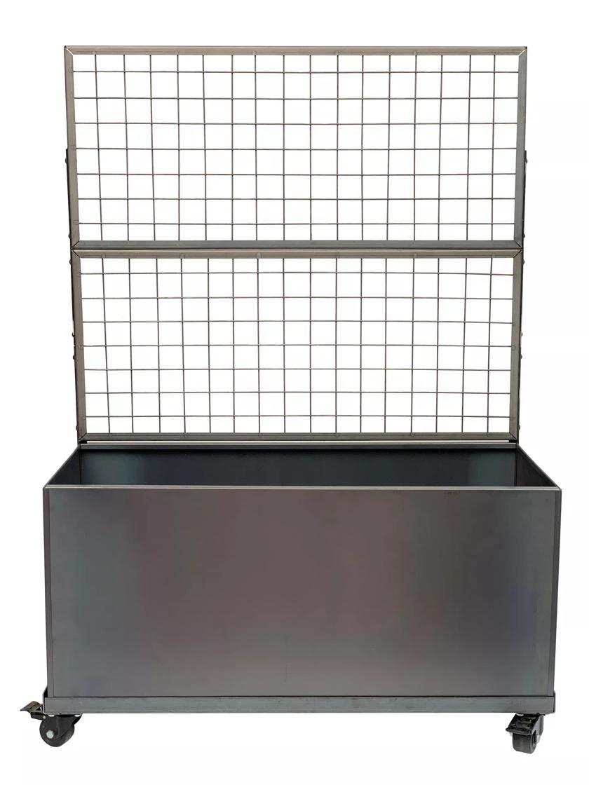 Nice Corten Trough Planters With Trellis 5 Nice Corten Trough Planters With Trellis - Image 3