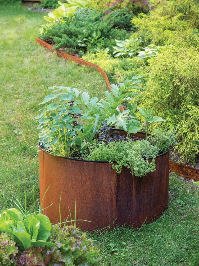 Birdies™ Corten Steel Round Raised Beds 3 Birdies™ Corten Steel Round Raised Beds
