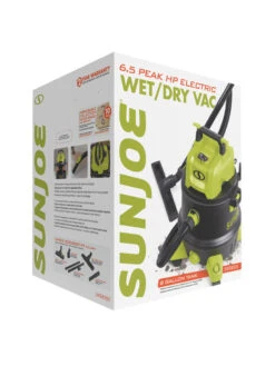 Sun Joe® 8-Gal 1200W 6.5 Pk HP Wet/Dry Shop Vac, HEPA,w/Cleaning Attachments -Garden Supply Store 8612522 01v