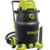 Sun Joe® 16-Gal 1200W 6.5 Pk HP Wet/Dry Shop Vac, HEPA Filtration, Wheeled W/Attachments -Garden Supply Store 8612524 02v sun joe 16 gal 1200w hp wet dry shop hep vac swd16000