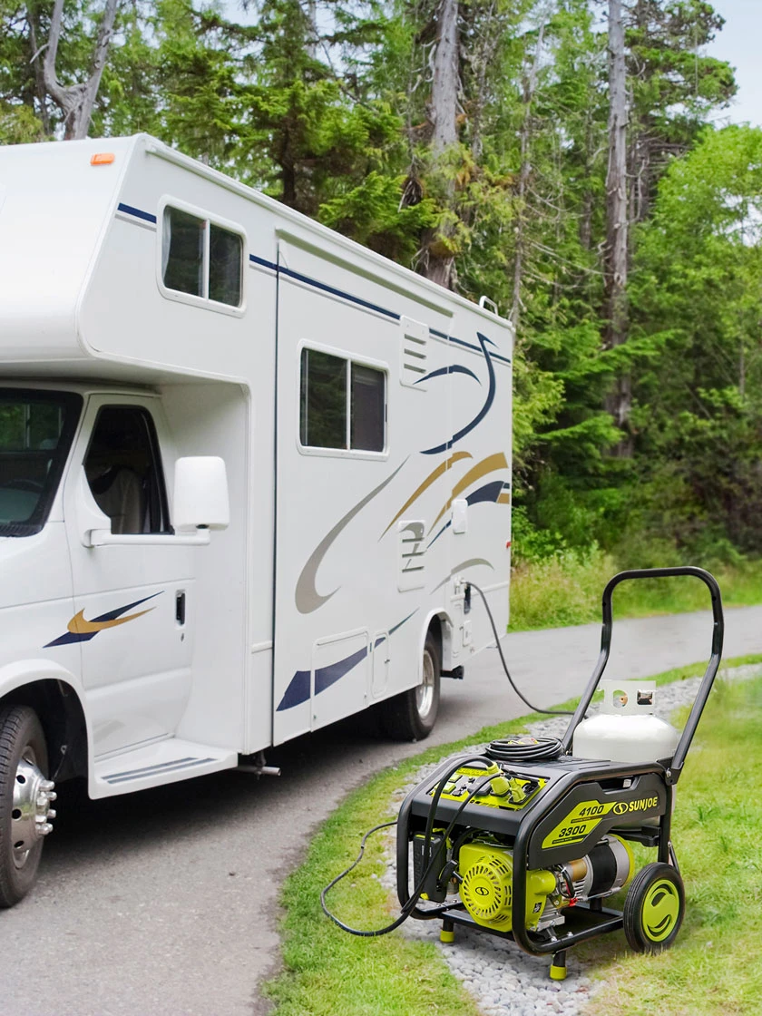 Sun Joe® 4,100/3,300-Running Watt Propane Powered Portable Generator W/24VBattery Starter 6 Sun Joe® 4,100/3,300-Running Watt Propane Powered Portable Generator W/24VBattery Starter - Image 4