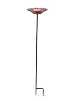 Glass Flower Butterfly Feeder Stake -Garden Supply Store 8612573 326