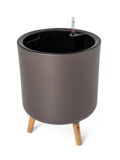 Ava Self-Watering Round Planter 15 Ava Self-Watering Round Planter -Garden Supply Store 8612692 298 ava self watering round planter coffee