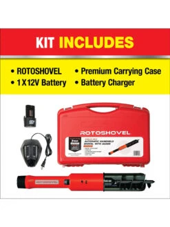 Rotoshovel Battery-Operated Garden Auger -Garden Supply Store 8612719 07v