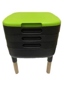 Maze Worm Farm Composter Trays With Wood Legs -Garden Supply Store 8612805 01v