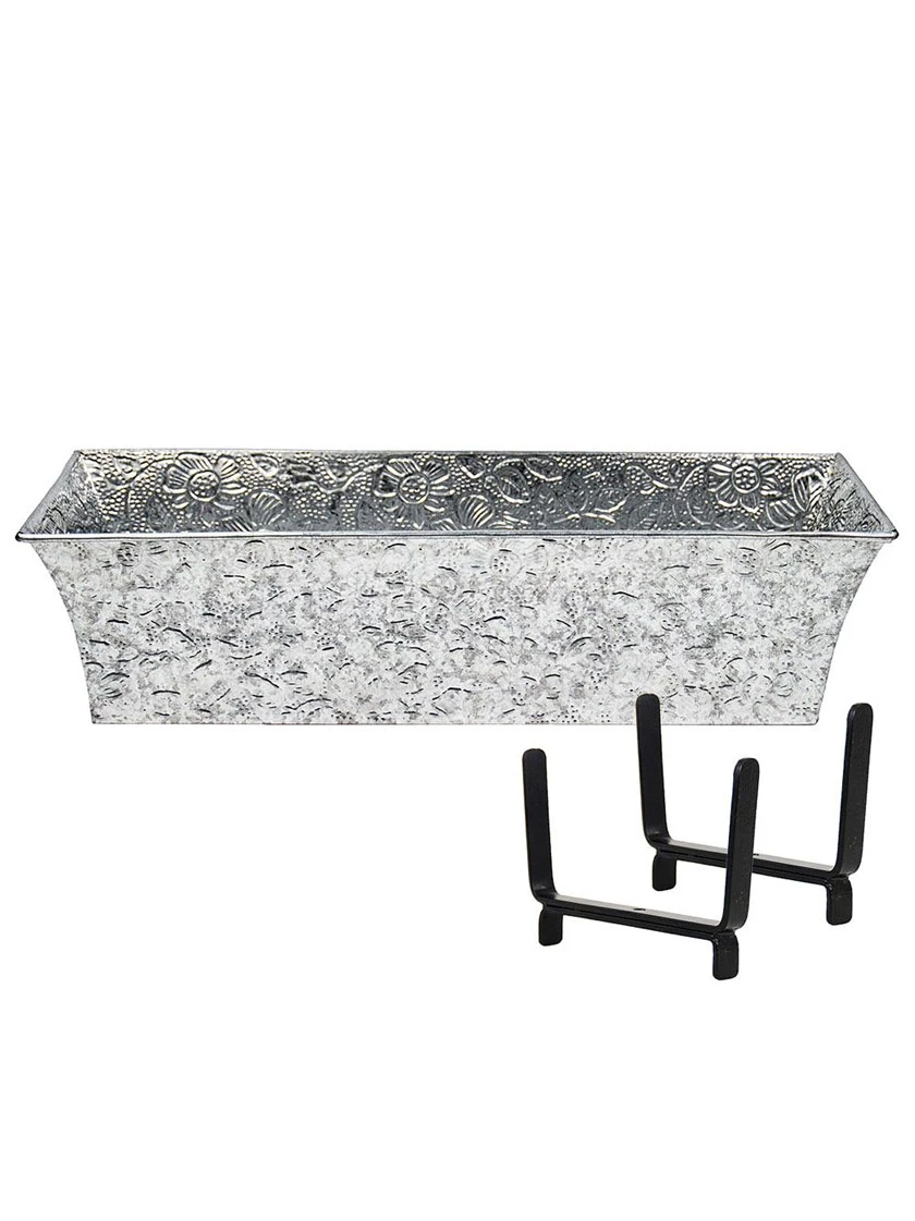 Achla Designs Handrail Flowerbox Bracket Kit For Rail 4 Achla Designs Handrail Flowerbox Bracket Kit For Rail - Image 2