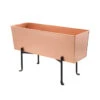 Achla Designs Copper Flower Box With Folding Stand 1 Achla Designs Copper Flower Box With Folding Stand -Garden Supply Store 8612914 02v achla designs copper flower box with folding stand
