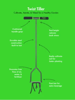 Yard Butler® Twist Tiller -Garden Supply Store 8613177 02v