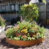 Birdies⢠Corten Steel Round Raised Bed, Large, Low 1 Birdies⢠Corten Steel Round Raised Bed, Large, Low -Garden Supply Store 8613290 0099 birdies corten steel tiered round raised bed kit