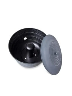 Ribbed Hose Pot With Lid 12 Ribbed Hose Pot With Lid -Garden Supply Store 8613332 5808