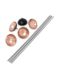 Copper Poppy Sways, Set Of 5 -Garden Supply Store 8613342 6034