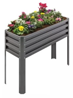 Metal Double Height Raised Garden Bed -Garden Supply Store 8613688 01V 3 4