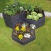 Modular Hexagon Raised Bed Kit, 21.5" -Garden Supply Store 8614244 04V