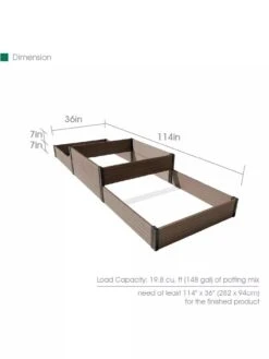 Terraced Triple Garden Bed 7 Terraced Triple Garden Bed -Garden Supply Store 8614257 01V 3 4